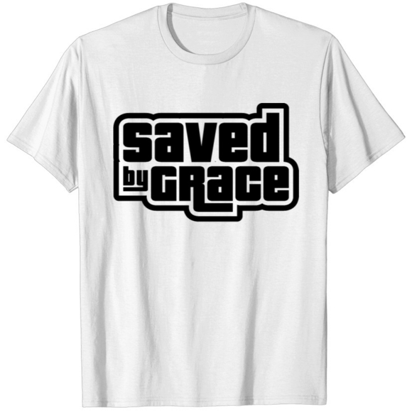 Saved by grace tshirt up to 5X - Picture 1 of 2